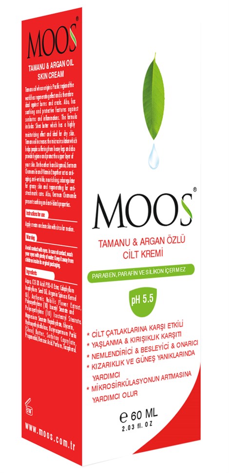 Moos Tamanu Oil and Argan Oil Cream