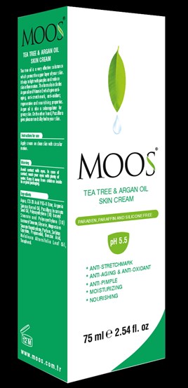 Moos Tea Tree & Argan Oil Skin Cream 75 ML.