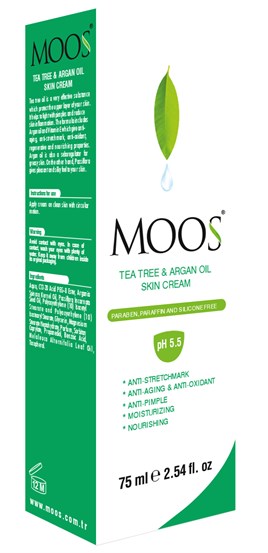 Moos Tea Tree & Argan Oil Skin Cream 75 ML.