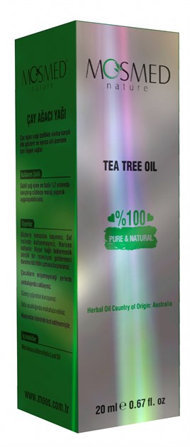 Mosmed Çay Ağacı Yağı 20 ML. (%100 doğal, menşei Avustralya) 
